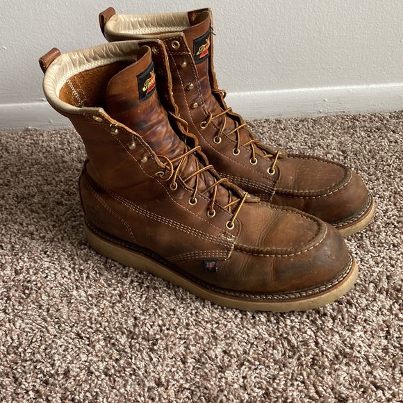 Thorogood Moc Toe Boots | safety toe boots | leather work boots - Picture 4 of 6